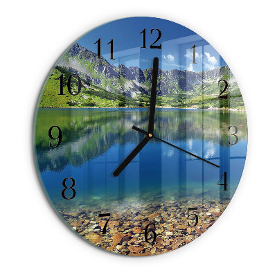 Orologio rotondo Lago di montagna