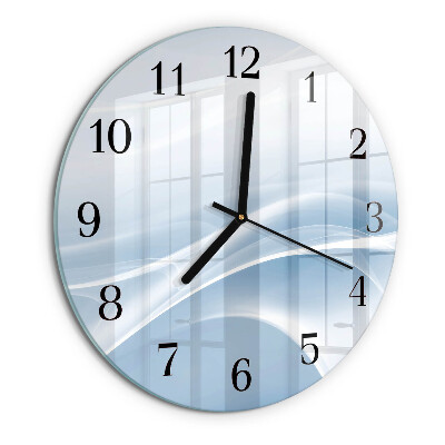 Orologio rotondo Linee astratte
