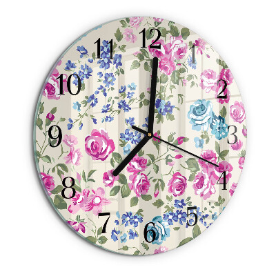 Orologio rotondo Rose