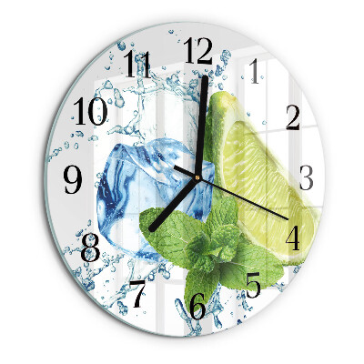 Orologio rotondo Lime e menta