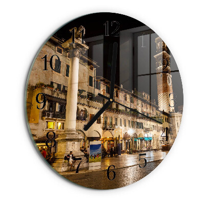 Orologio rotondo Serata in città