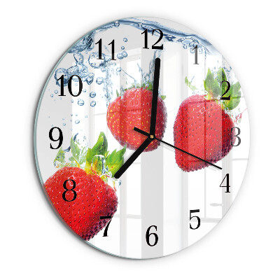 Orologio rotondo Fragole