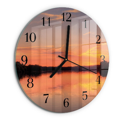 Orologio rotondo Tramonto