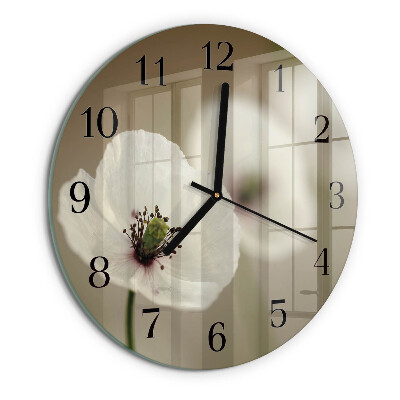 Orologio rotondo Papavero