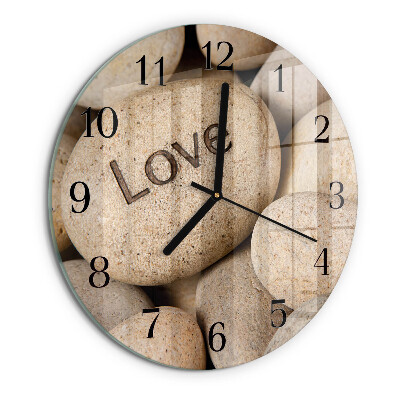 Orologio rotondo Pietre