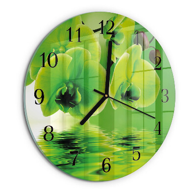Orologio rotondo Orchidea