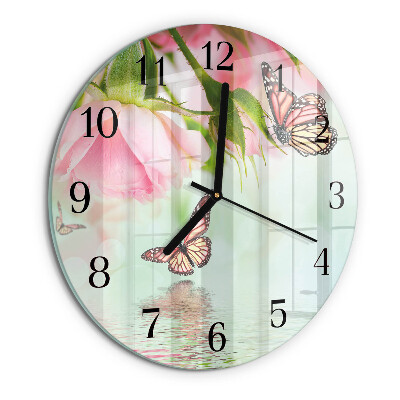 Orologio rotondo Farfalle