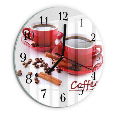 Orologio rotondo Tazza di caffè