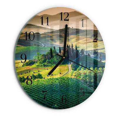 Orologio rotondo Paesaggio