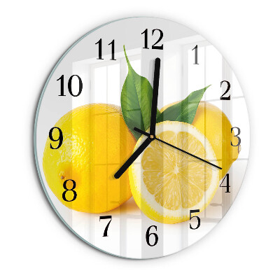 Orologio rotondo limoni
