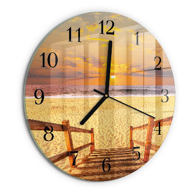 Orologio rotondo Ponte della spiaggia