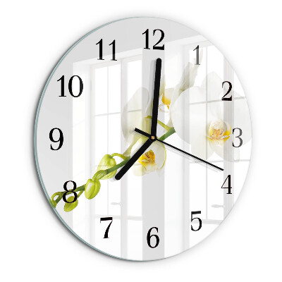 Orologio rotondo Orchidea