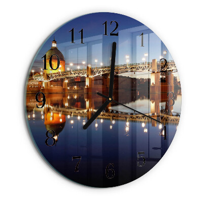 Orologio rotondo Ponte sul fiume