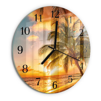 Orologio rotondo Tramonto