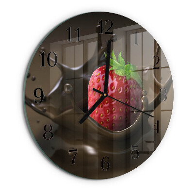 Orologio rotondo Cioccolato