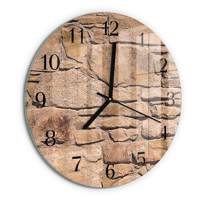 Orologio rotondo Pietre