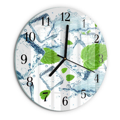 Orologio rotondo Menta ghiacciata