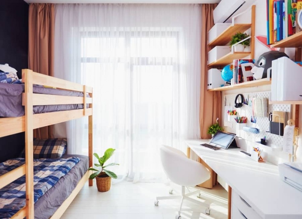 come organizzare una piccola stanza per due bambini