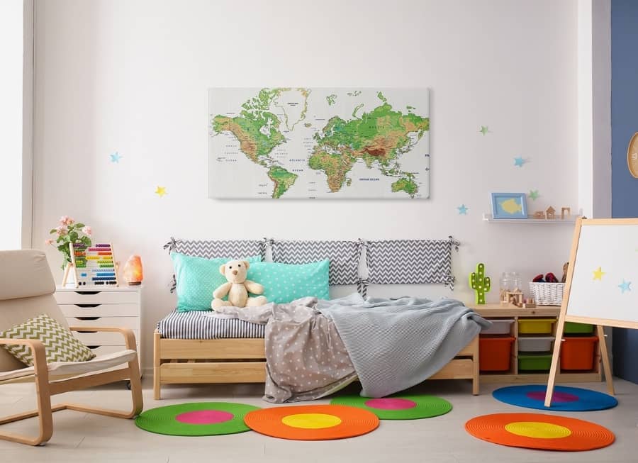 Come organizzare la stanza di un bambino?