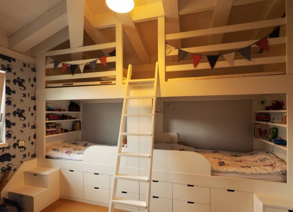 come organizzare una piccola stanza per due bambini